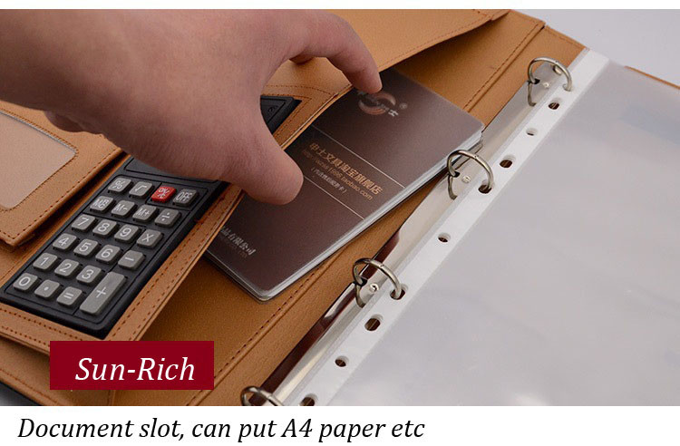 Business Gift A4 size high-grade multifunctional manager folder