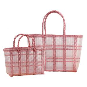 Best Custom Print Summer Vacation Hand Mesh Tote Bags With Zipper Waterproof wholesale