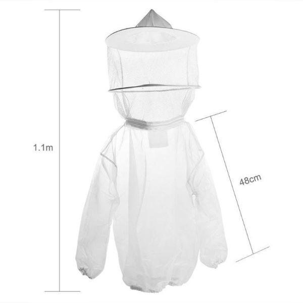 Half Body Bee Sting Proof Clothing Breathable Cotton Material