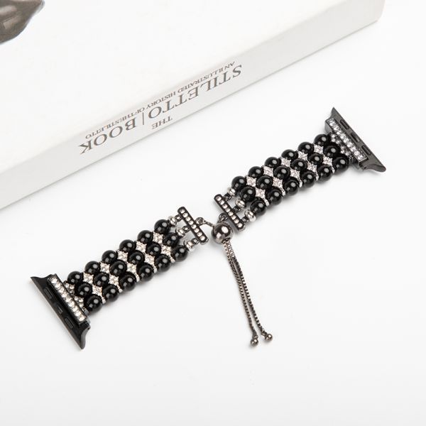 Function Fashionable Watch Strap Beaded Apple Watch Bands for iWatch Series 8 7 6 5