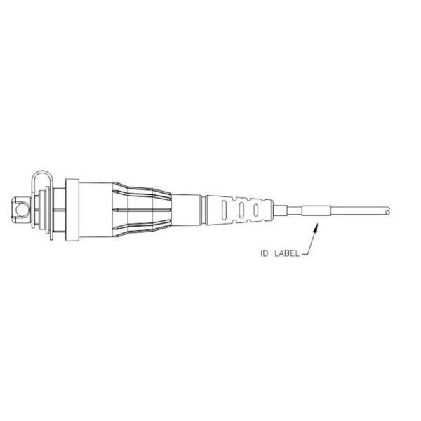 Dustproof Outside Fiber Optic Patch Cables With SC LC MPO Connector Adapter IP67