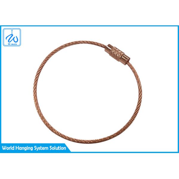 Cheap Cable Loop Key Ring for sale