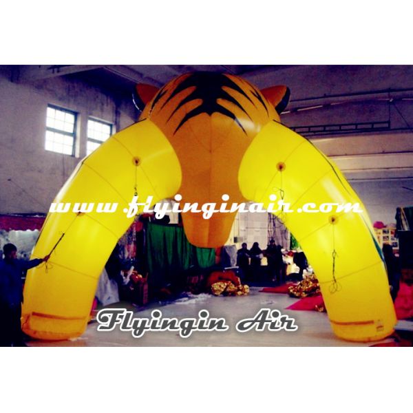 Cute Cartoon Arch, Inflatable Iiger Arch, Inflatable Light Arch for Sale
