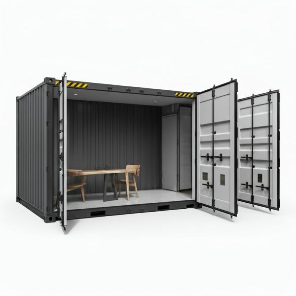40ft Converted Shipping Containers Flatpack Temporary Housing Home