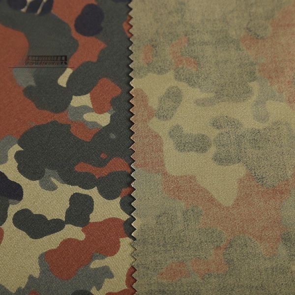 Military Camouflage Fabric Material Polyester Cotton Blend German Spotted Thick Gauze Card