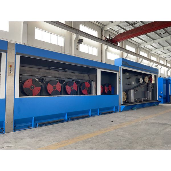 Fast Die Changing Type Continuous Copper Rod Drawing Machine With Annealing