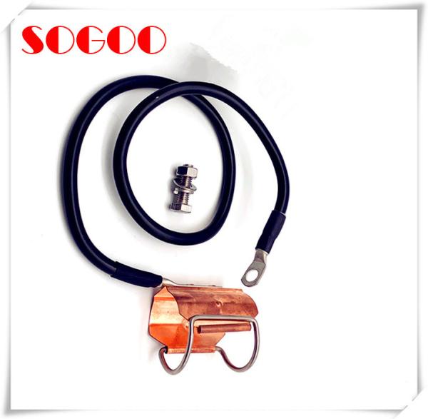 Cheap Outdoor Earth Coaxial Cable Grounding Kit For 7/8 Inch Coax Feeder Cable Easy Installation for sale