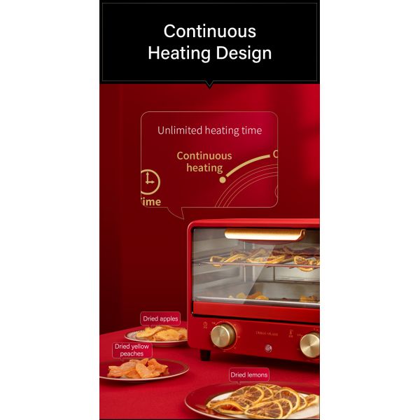 Oil Proof Small Electric Toaster Oven 30 Degree 240mm Height
