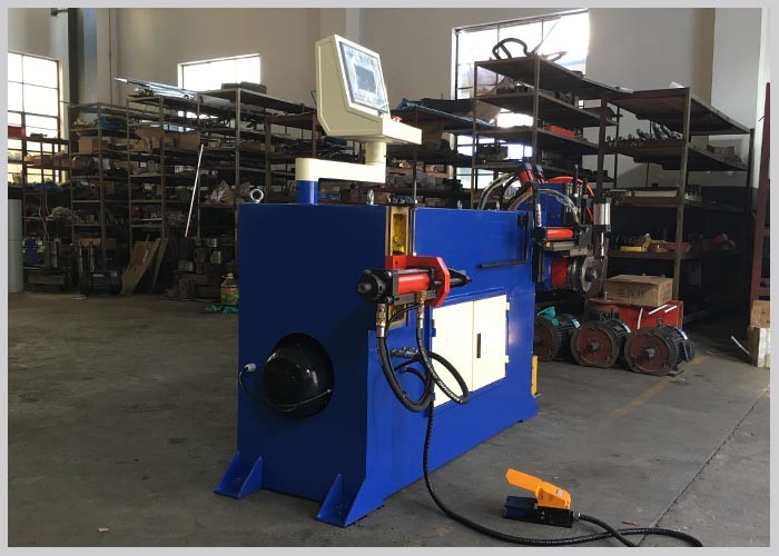 Vertical Semi Automatic Pipe Bending Machine Easy Operation Stable Performance