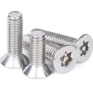 SS304 A2-70 Stainless Steel Torx Countersunk Head Security Machine Screw