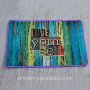 Best Water washable printed Polyester logo doormat wholesale