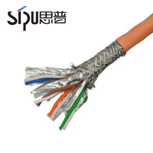 Best 7.0MM CAT7 Lan Cable 0.57 Bare Copper Conductor  Cat 7 Network Cable wholesale