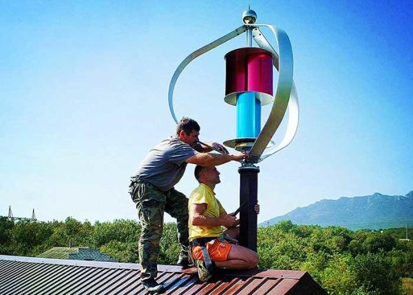 Cheap High Efficiency Maglev Vertical Axis Wind Turbine /  600W Vertical Wind Turbine For Home Use for sale