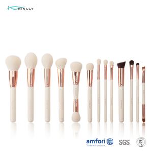 13pcs Shiny Aluminum ferrules Natural Hair Makeup Brush