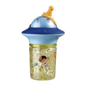 China Colorful Animal Print Plastic Cups with Straws for Kids Ice Cup Blue on sale