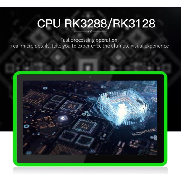 10.1" IPS Touchscreen Android Tablet PC with NFC RFID Reader and LED Light Bar for Interactive Terminals