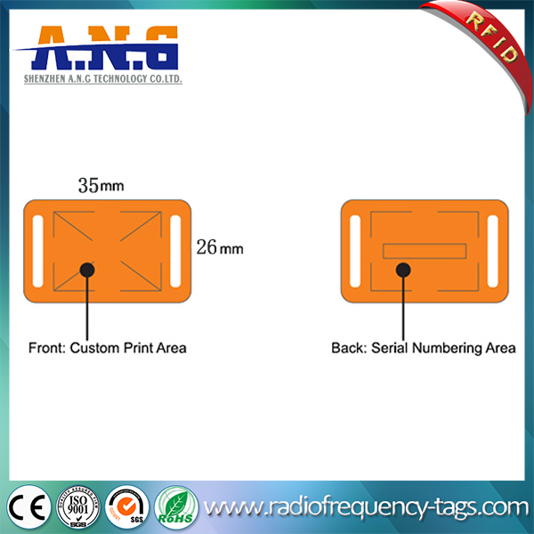 Woven rfid wristband maximizse security and prevents counterfeits