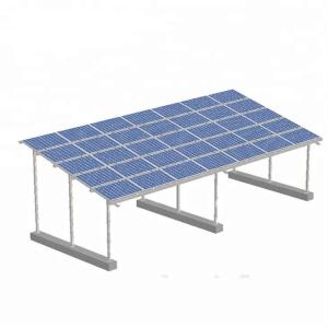 10KW 30KW Carport Solar Systems 1.4KN/M2 Max. Snow Load Hot Galvanized Steel