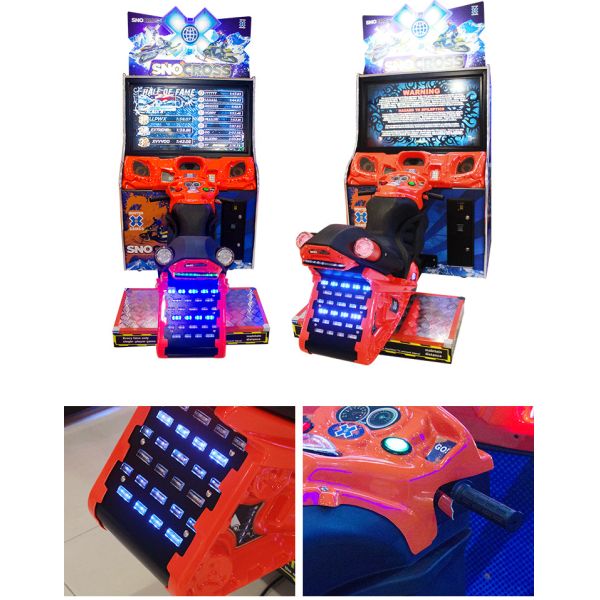 Snocross Car Racing Game Machine Realistic Design multiple Play Modes