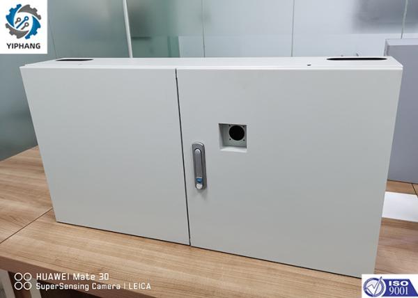 Cheap Ral7035 Rod Control Lock Sheet Metal Enclosures Heavy Duty Cabinet 2.0mm Custom for sale