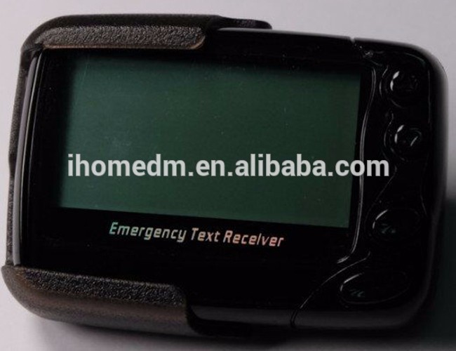 ihomepager wireless remote control emergency alarm beeper pager vibration and message