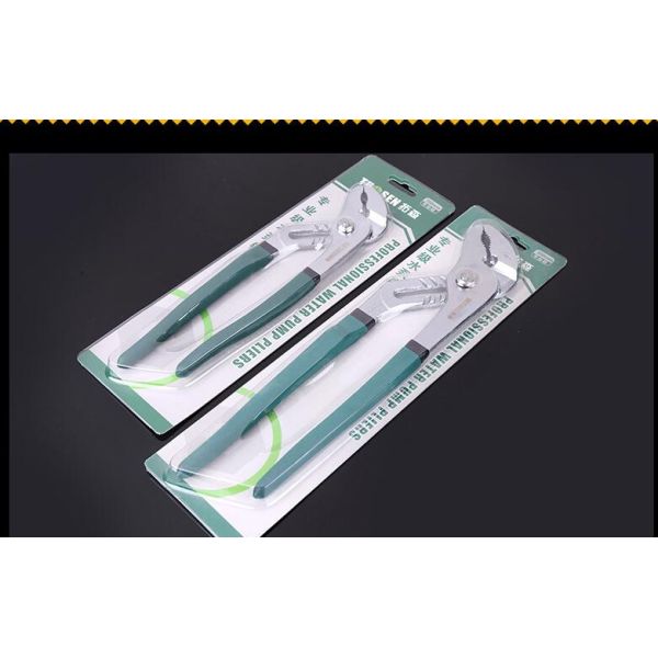 KM Industrial Grade CRV groove box joint pliers with Dipped plastic handle