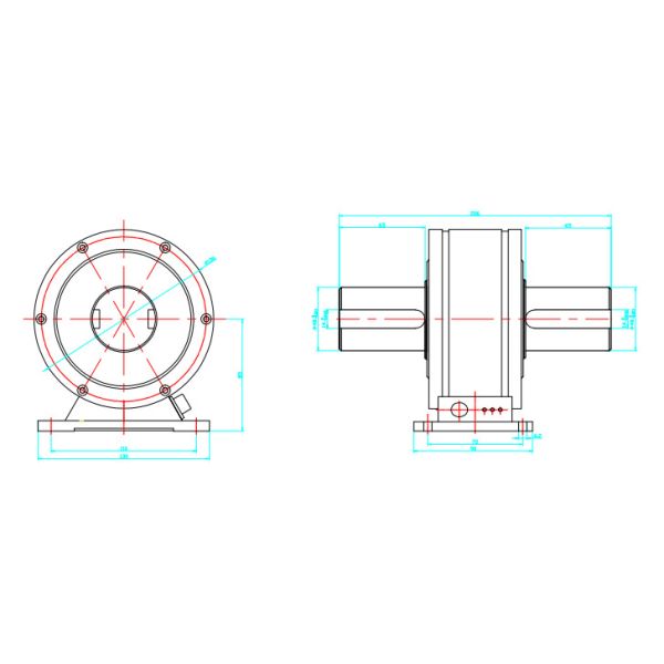 5000Nm 10000rpm 0.2F.S SLZN-5000 Shaft Type Static Torque Sensor For Testing