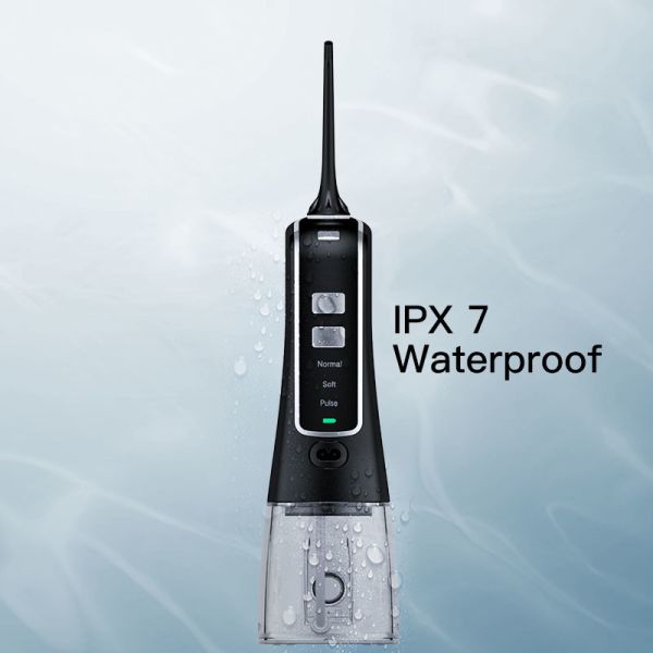 300ml Electric Jet 3 Working Modes Cordless Portable Water Flosser Oral Clean