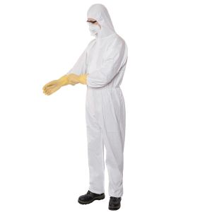 Best Oem Breathable Disposable Hooded Coverall 30-70gsm Medical Protective Clothing wholesale