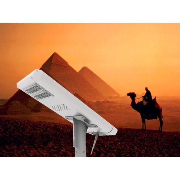 Replaceable li fe po4 battery all in one solar street light with smart operation system high lumen 2000lm to 8000lm