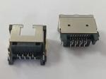 Right Angle 8P8C Tab Down RJ45 Female PCB Connector