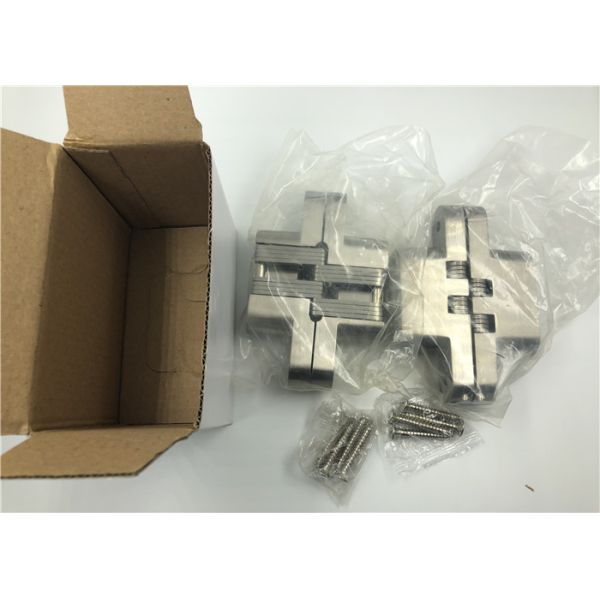 Brushed Nickel SOSS Invisible Hinge For Interior Wooden Door Folding Door