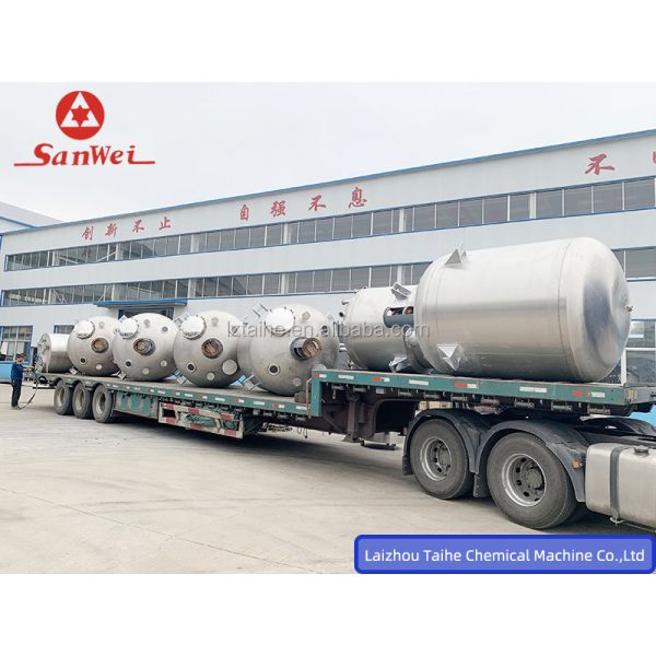 Single Layer or Jacketed Structure Agitator Reactor for 500L Batch Chemical Reaction