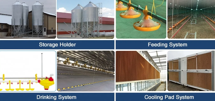 Large-scale poultry farm application