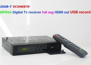 VCAN0870 ISDB-T MPEG4 digital tv receiver full segment HDMI out USB recorder
