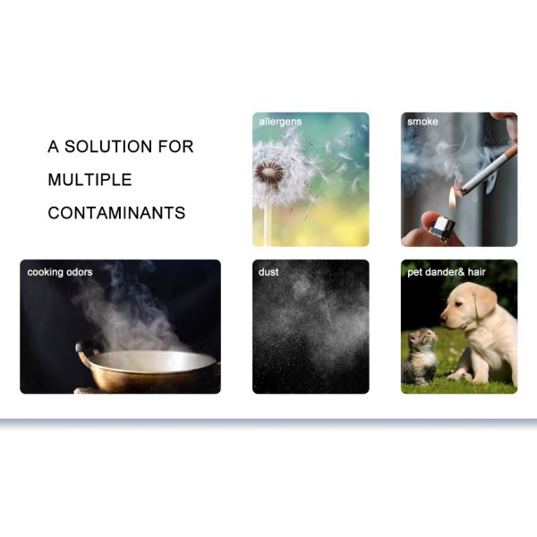 Commercial 24W PM2.5 Air Filter Customized Office Desktop Air Purifier