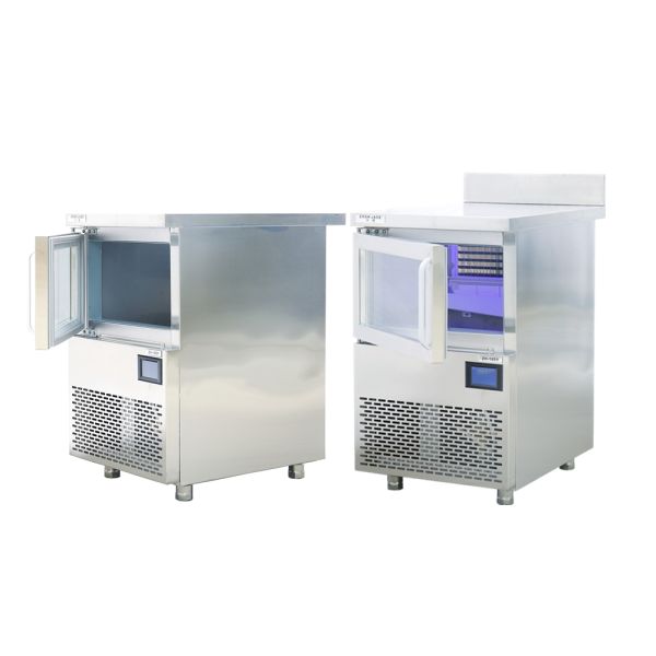 Small Size 110lbs/day Output Ice Machine with Blue Light for Hotel