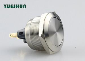 China Round Momentary Push Button Switch , Momentary Contact Push Button Switch 25mm on sale