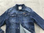 UZZI Mens Denim Jacket And Jeans Button Through Stretch Denim Trucker Jacket