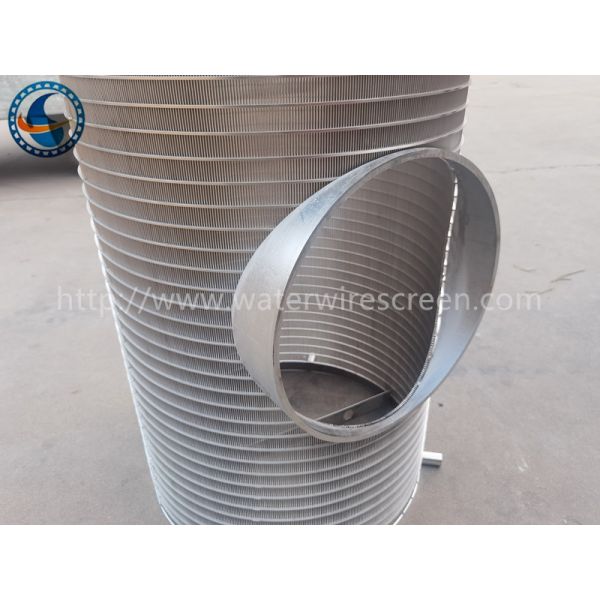 Ss Internal Axial Wire 316L ID85mm Wedge Wire Screen Pipe