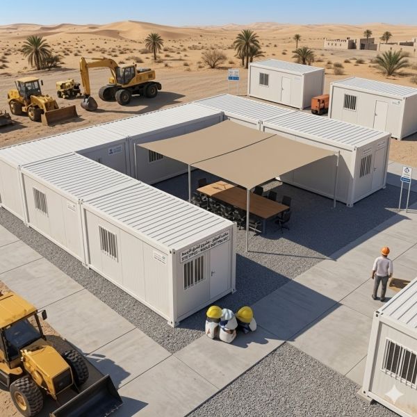 20ft Detachable Flat-Pack Mining Cabin | Heavy-Duty Worker Accommodation