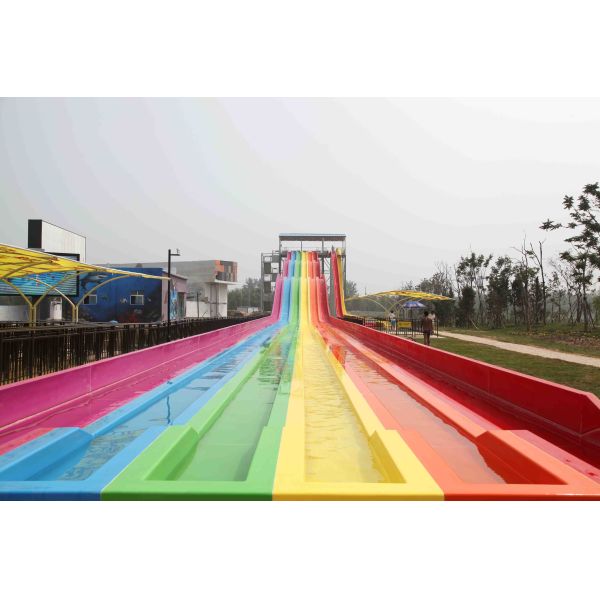 Adult Water Plastic Fiberglass Water Slide 120 m³ / h for Adventure Water Parks