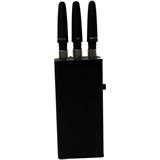 Best Portable 3G GSM CDMA Cell Phone Signal Jammer 25dBm For Office , 3 Antenna wholesale