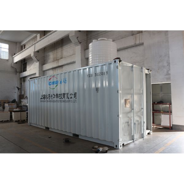 2000 KG Air-cooled Container Block Ice Machine for High Productivity and Competitive