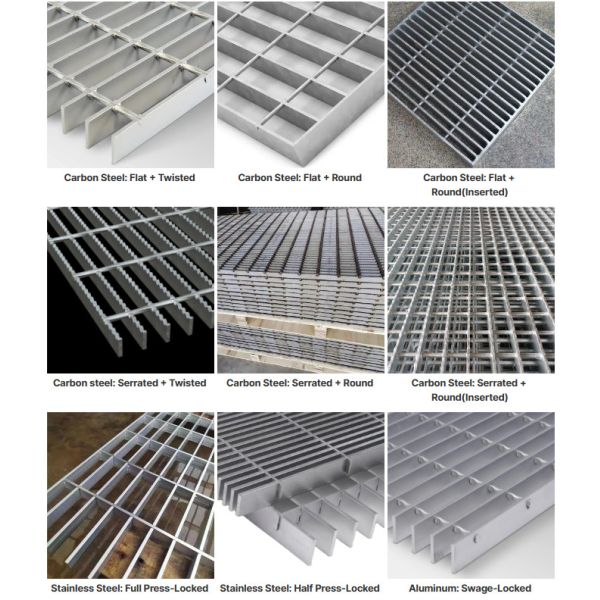 Special Shape Galvanized Steel Grating 5CM Composite Steel Grating