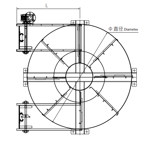 Stainless Steel Multi Point Loading 4.0KW Spiral Elevator Conveyor