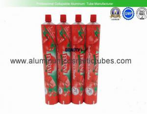 Best 150ml Tomato Ketchup Squeeze Tube Containers , Airless Aluminum Collapsible Tubes wholesale