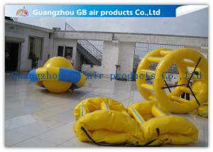Yellow Inflatable Water Games Sports Inflatable Floating Tarpaulin On Water Park