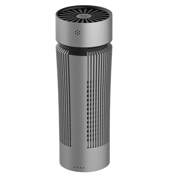 Mini Portable Car Ionizer Air Purifier Hepa Filter Aluminum Alloy Shell