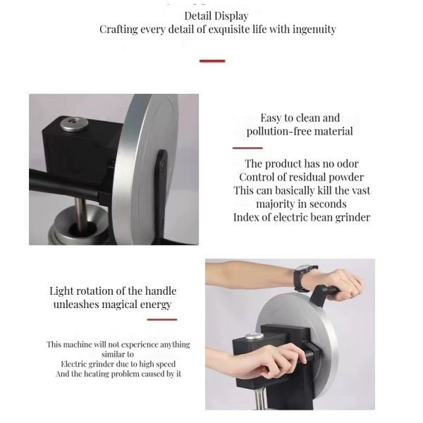 Metal Home Coffee Grinder Foam Milk Function for Ground Beans